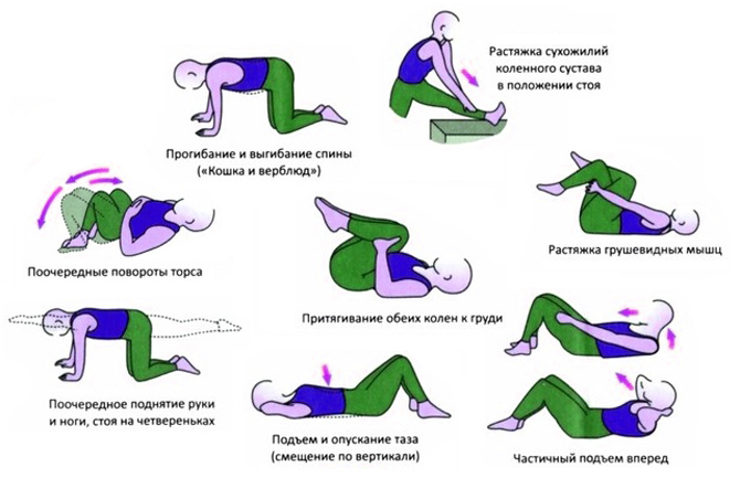 Упражнения для позвоночника при остеохондрозе и грыжах поясничного отдела